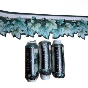 Vintage Wallpaper Border Vines Leaf Greenery Cottage Core Imperial 3 Rolls NEW